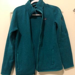Patagonia Women's Better Sweater in Teal Medium